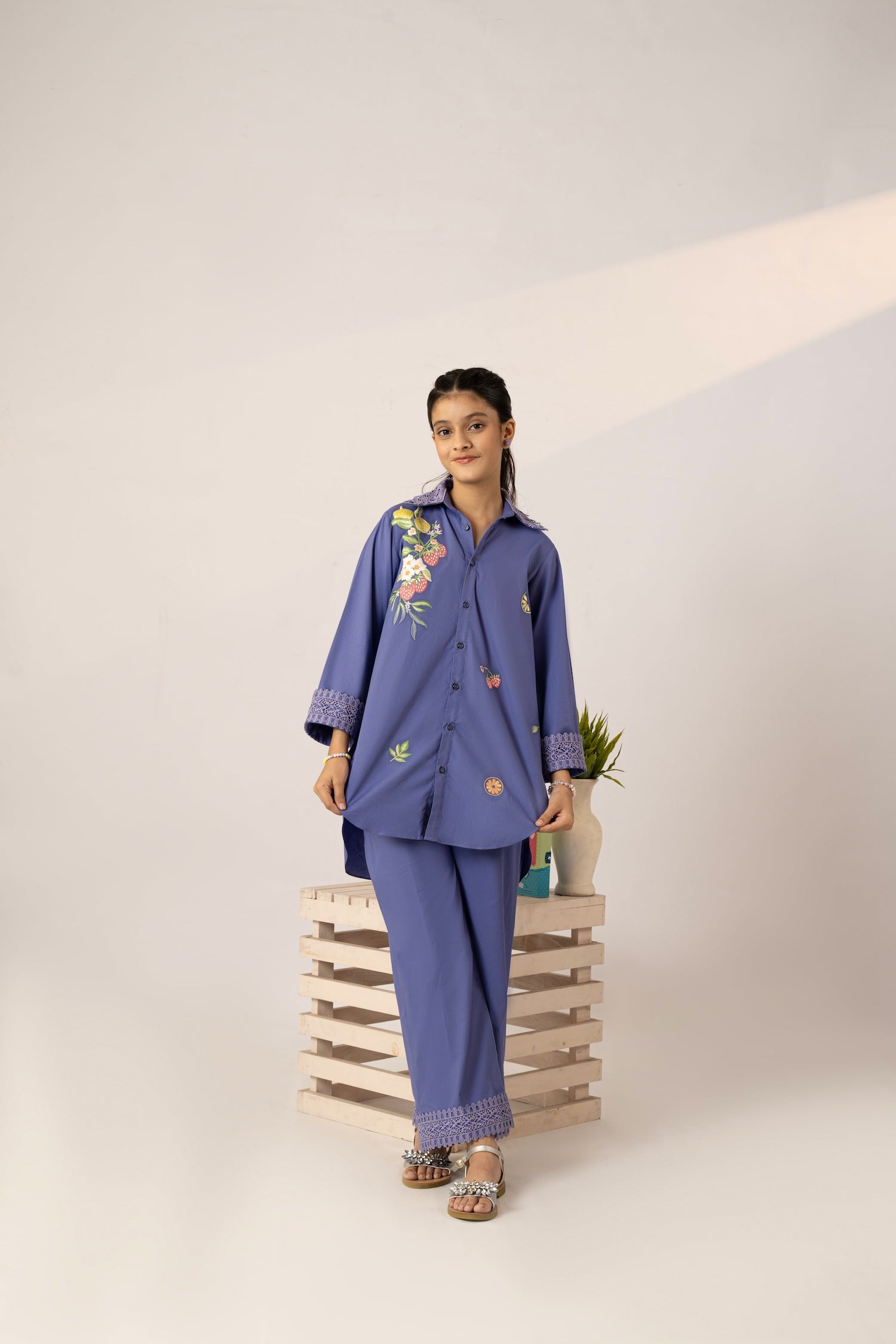 Tutti Fruity Purple (2pc-Stitched)