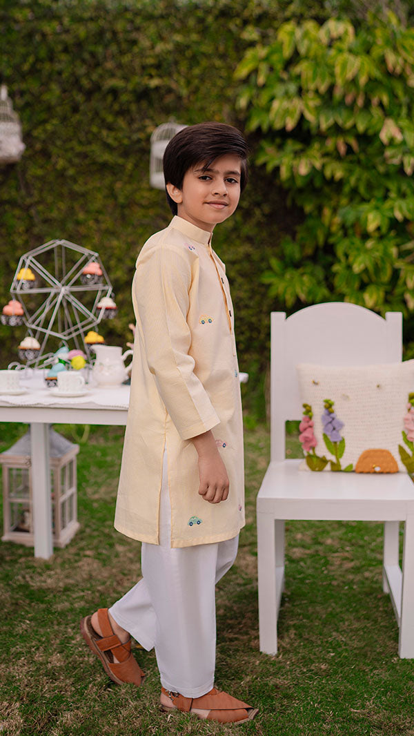 Cars Kurta (1pc-Stitched)