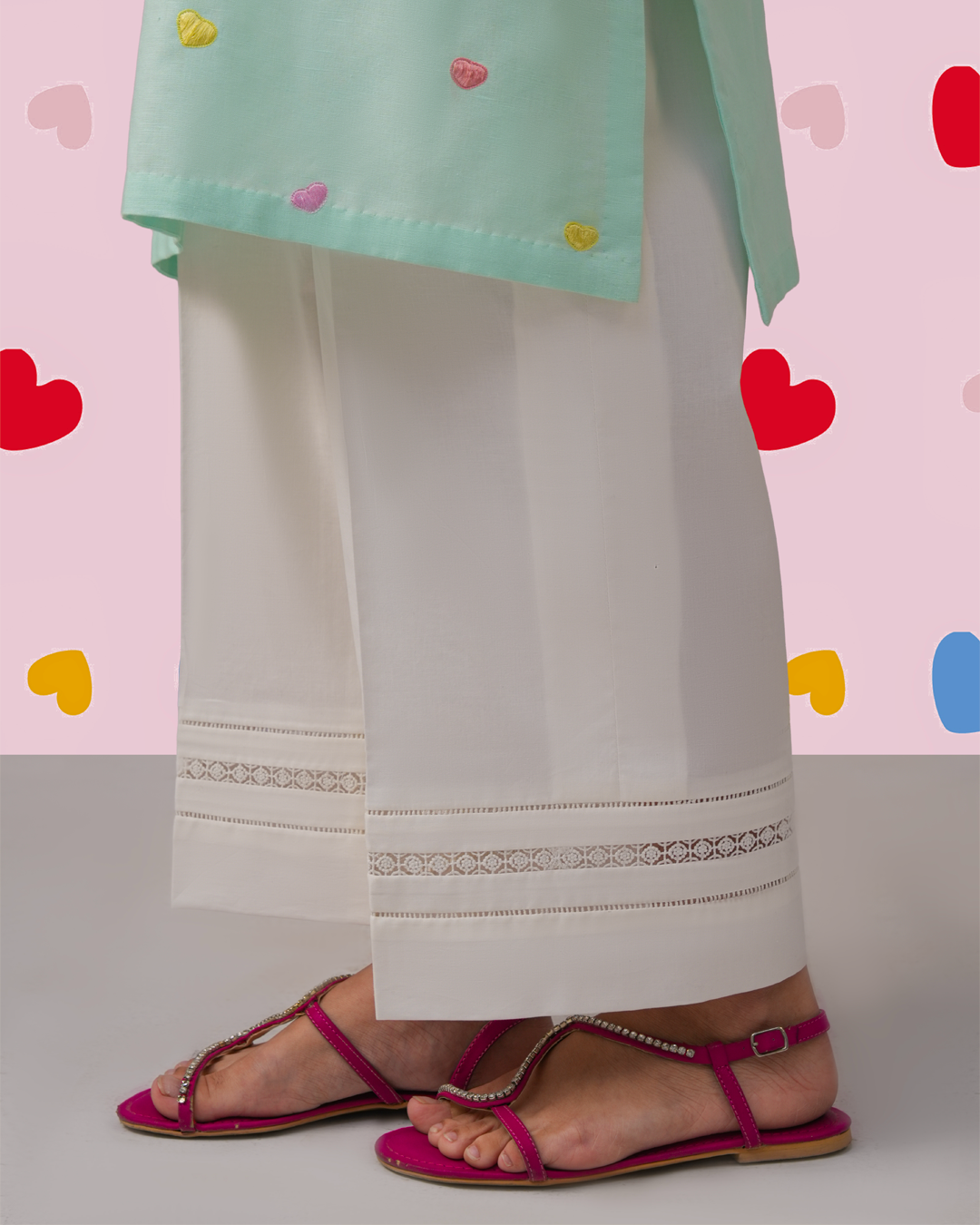 Triple Lace Culottes (1 Pc)