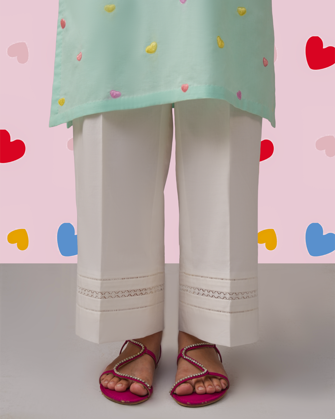 Triple Lace Culottes (1 Pc)