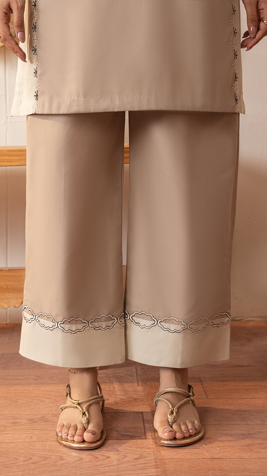 Khaki Tales (2pc- stitched)