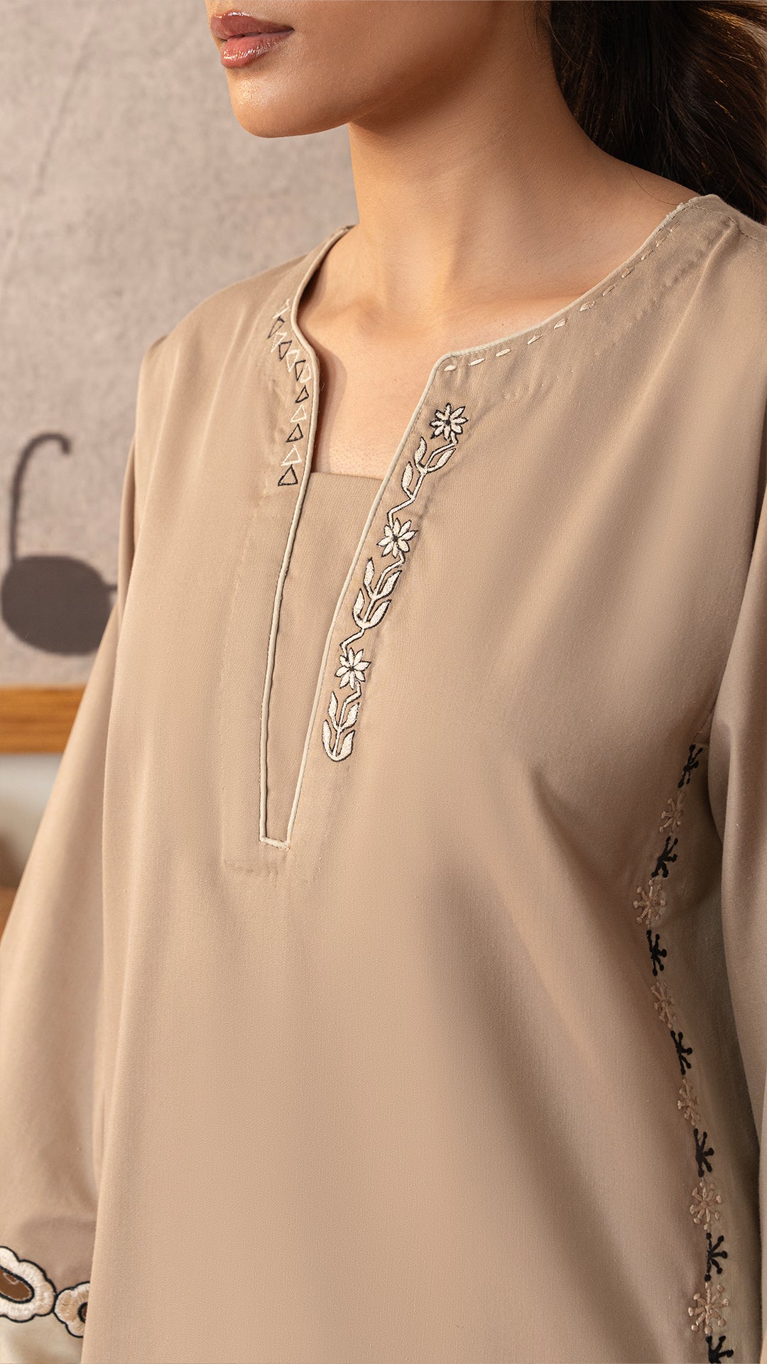 Khaki Tales (2pc- stitched)
