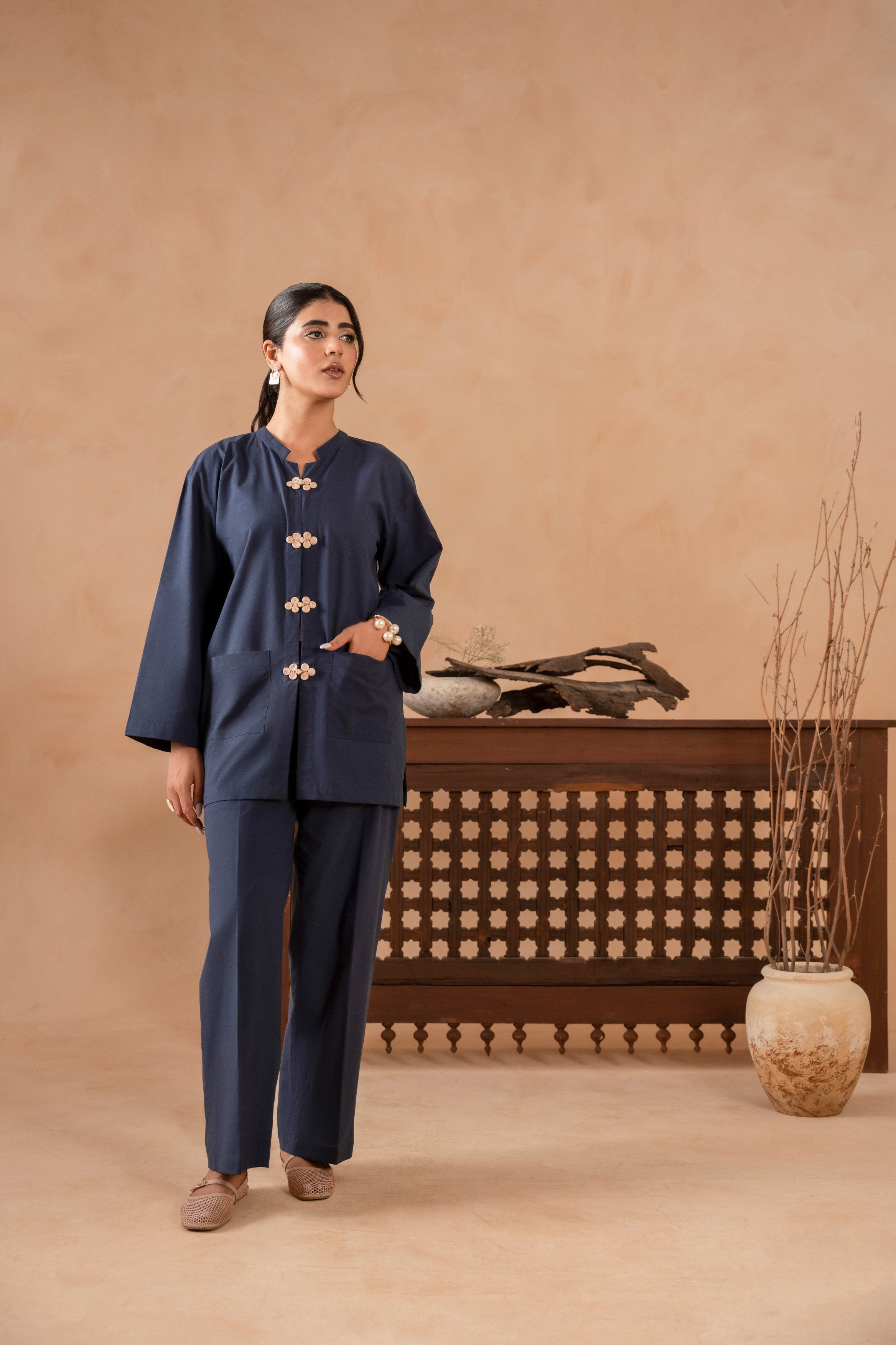 Navy Muse (2 Pc)