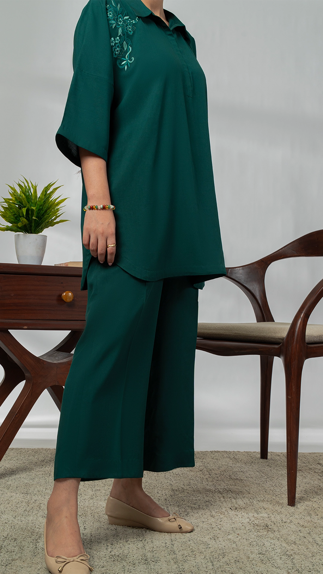 Emerald Dream (2 pc-Stitched)