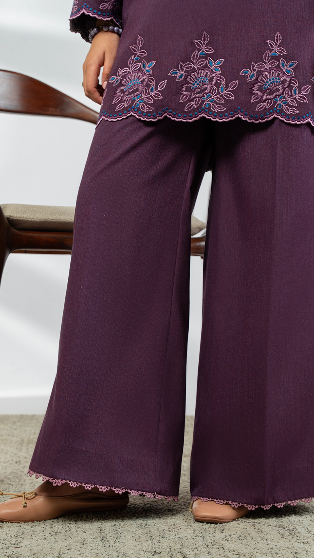 Mauve Wisper (2 pc-Stitched)