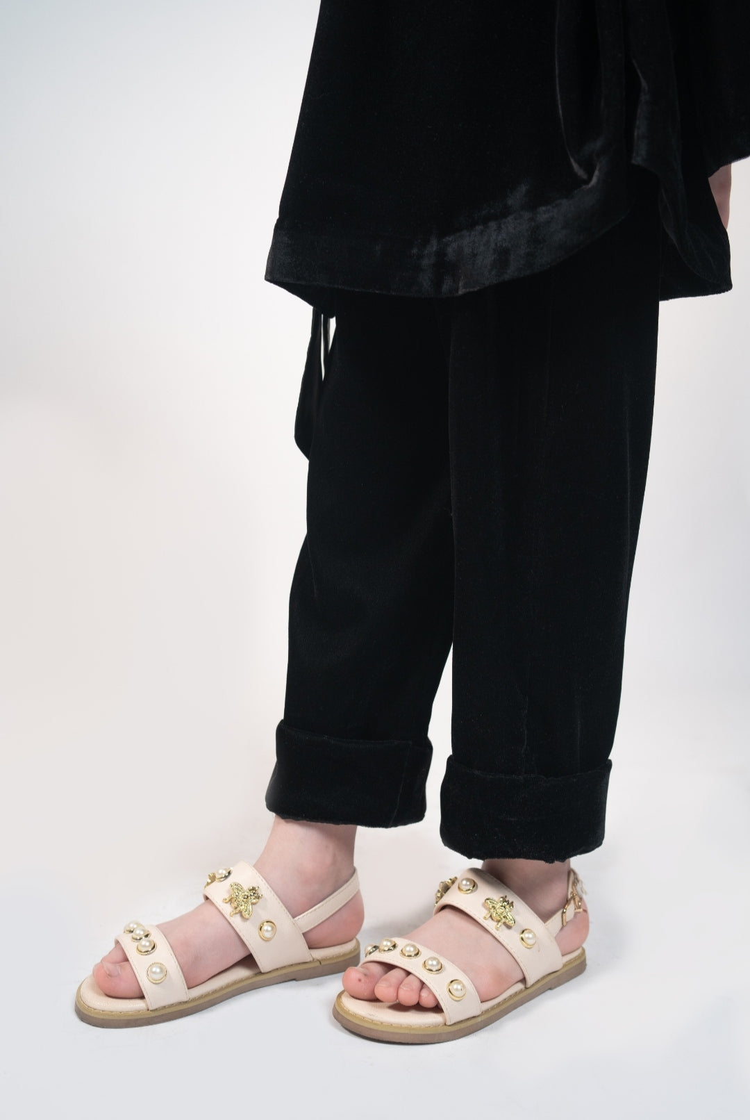 Black velvet set