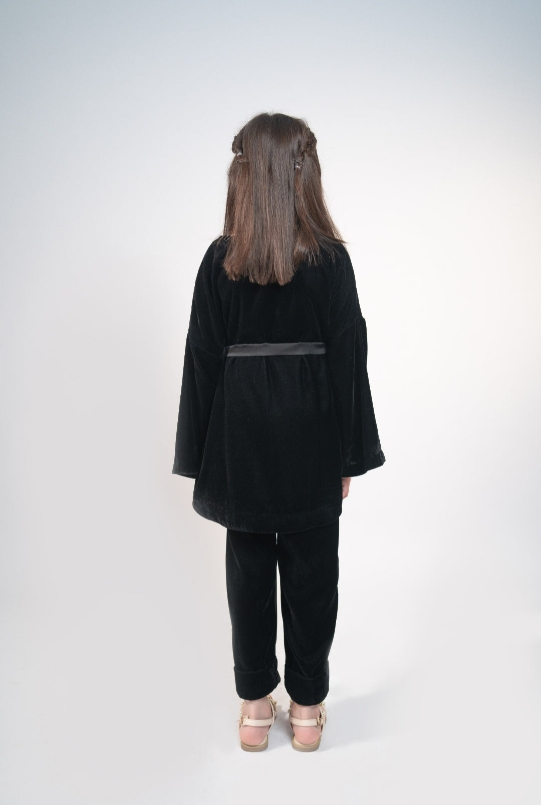 Black velvet set