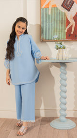 Blue Haze - Mini (2 Pc-Stitched)
