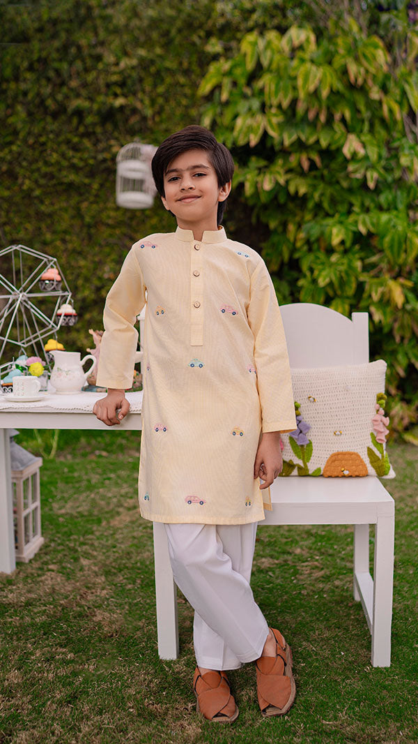Cars Kurta (1pc-Stitched)