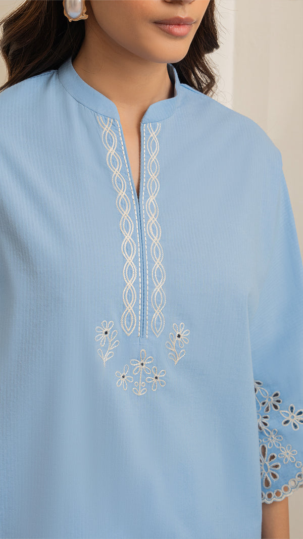 Blue Haze (2 pc-Stitched)