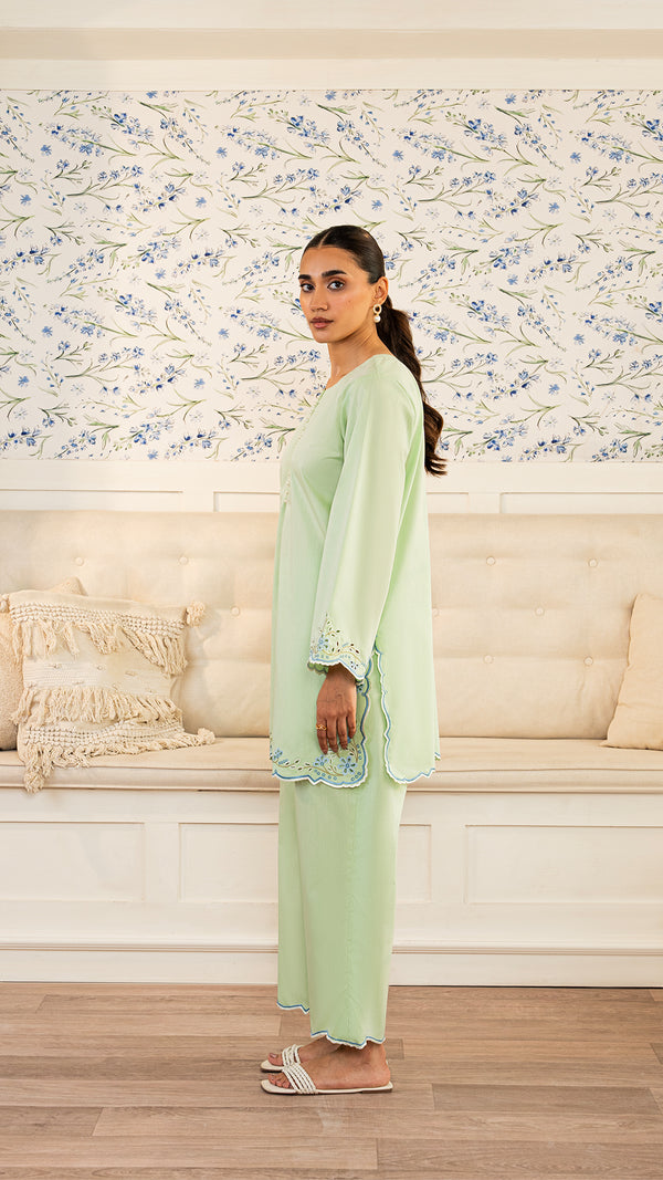 Pearl Leaf (2pc- stitched)