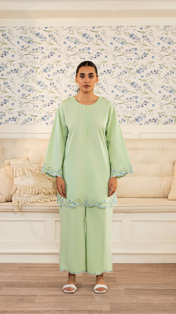 Pearl Leaf (2pc- stitched)