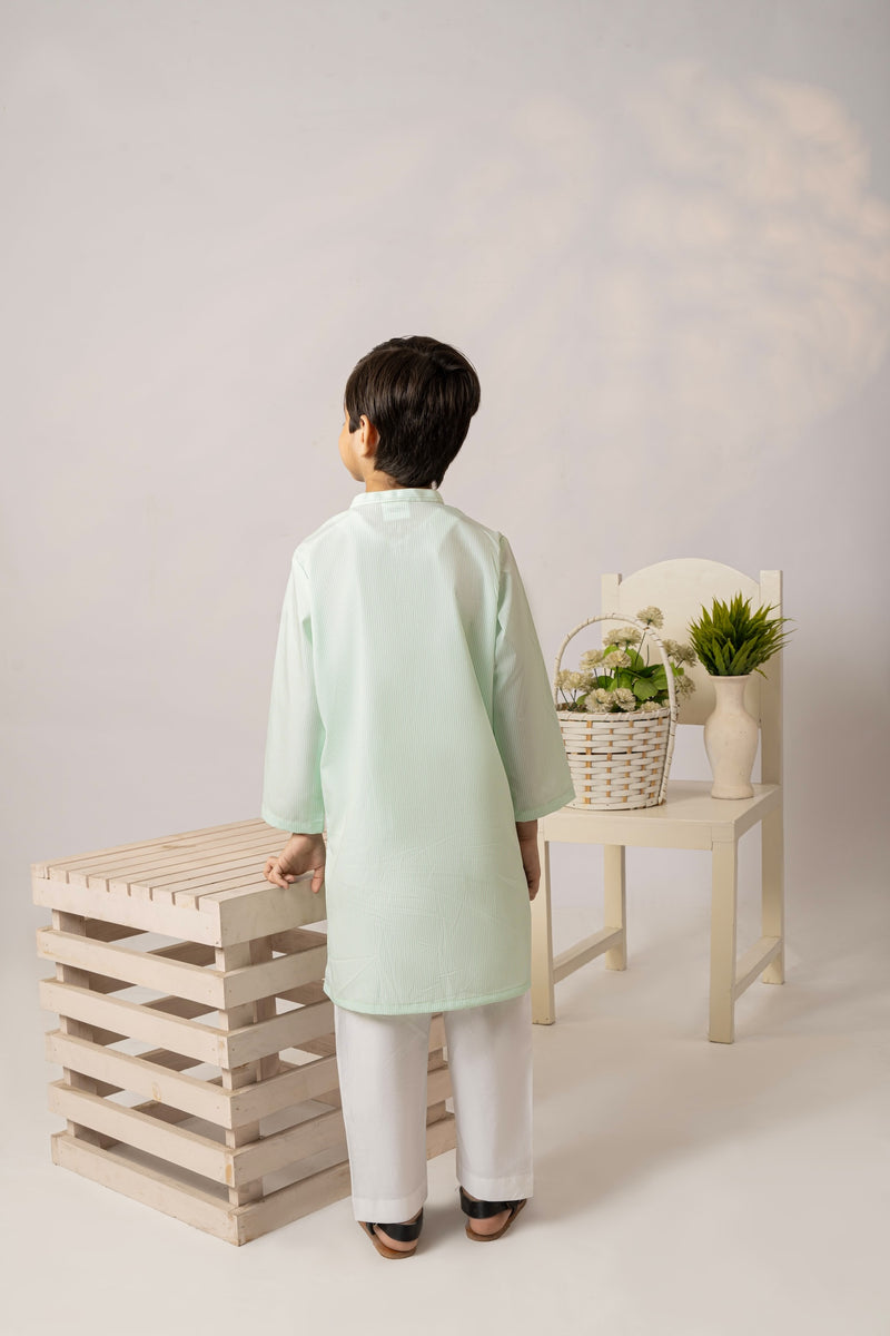 Tropical Charm - kurta (1 piece stitched)
