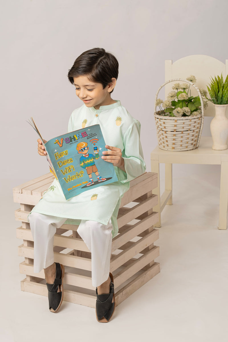 Tropical Charm - kurta (1 piece stitched)