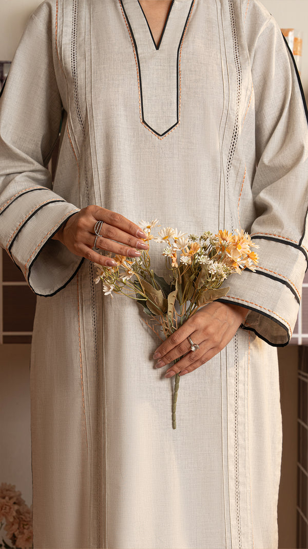 Grey Whisper (2 Pc-Stitched)