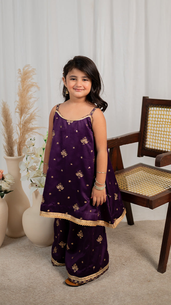 Twinkle Plum (2pc-Stitched)