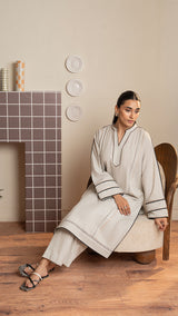 Grey Whisper (2 Pc-Stitched)