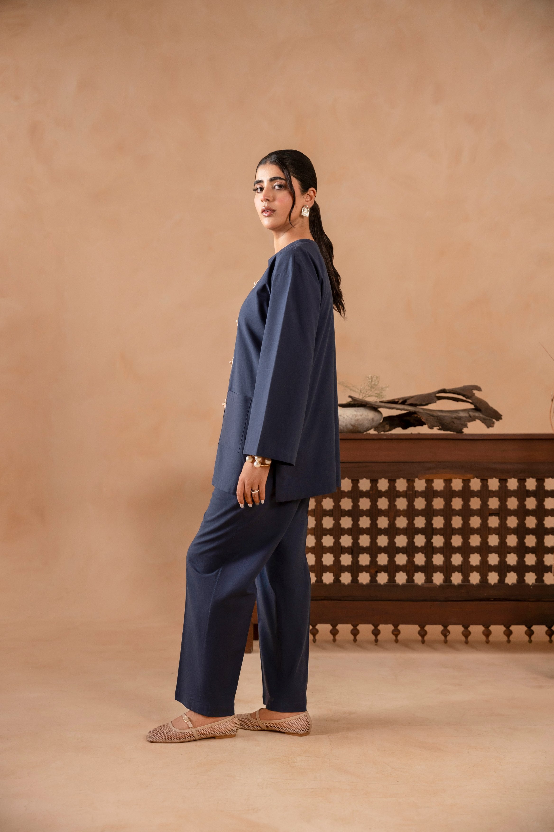 Navy Muse (2 Pc)