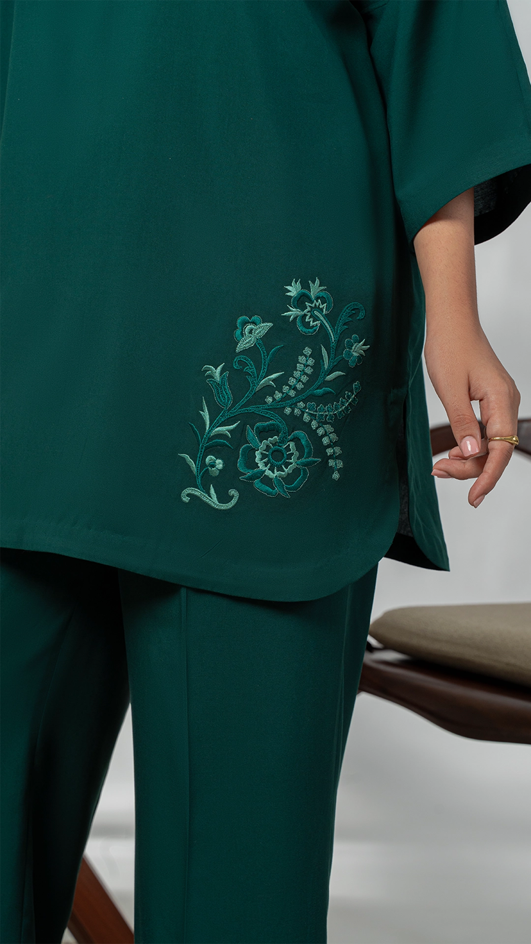 Emerald Dream (2 pc-Stitched)