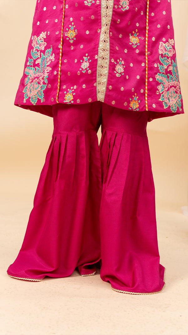 Radiant Fuchsia (4pc-Stitched)