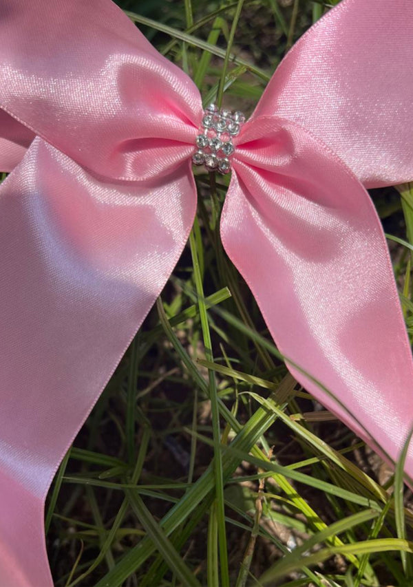 Taffy Pink Bow With Sequence Chain