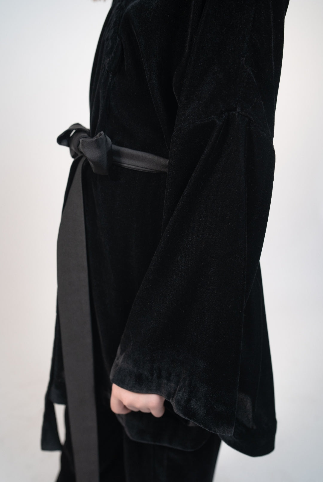 Black velvet set